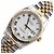 Rolex Relógio masculino Datejust combinação ouro branco romano Multicor - vista 2