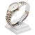 Rolex Relógio masculino Datejust combinação ouro branco romano Multicor - vista 3