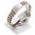Rolex Relógio masculino Datejust combinação ouro branco romano Multicor - vista 5