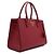 Prada Borsa Tote in Saffiano con Logo Dorato Rosso - vista 3