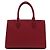 Prada Borsa Tote in Saffiano con Logo Dorato Rosso - vista 4