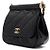 Chanel Mini Borsa a Spalla con Patta e Catena in Vernice Nero - vista 2