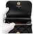 Chanel Mini Borsa a Spalla con Patta e Catena in Vernice Nero - vista 6