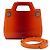 Salvatore Ferragamo Borsa Tote Mini e Borsa a Tracolla WANDA da Donna Arancione