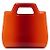 Salvatore Ferragamo Borsa Tote Mini e Borsa a Tracolla WANDA da Donna Arancione - vista 4