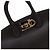 Salvatore Ferragamo Borsa tote e borsa a tracolla Gancini Studio Small - vista 10