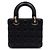 Lady Dior My ABC Small Tote and Shoulder Bag Nero - vista 5
