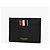 Thom Browne Pebble Grain Goose Embroidery Three-Stripe Tab Card Holder Black - view 4
