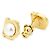 Salvatore Ferragamo Orecchini Gancini Pearl da donna D'oro - vista 6