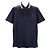 Burberry  Polo de piqué de algodón con cuello a rayas stamp: Negro
