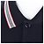 Burberry  Polo de piqué de algodón con cuello a rayas stamp: Negro - vista 4