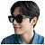 Gucci Gafas de sol Asian Fit Lujo Acetato Negro Redondas Naranja