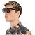 Gucci Gafas de sol Asian Fit Lujo Acetato Negro Redondas Naranja - vista 3