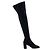 Valentino Botas largas Golden Work para mujer ITT Negro - vista 2