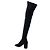 Valentino Botas largas Golden Work para mujer ITT Negro - vista 3
