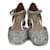 Miu Miu Décolleté glitterate Argento