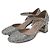 Miu Miu Décolleté glitterate Argento - vista 2