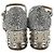 Miu Miu Décolleté glitterate Argento - vista 4