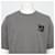 Hermès Gray Cotton Leather Patch Men's Short Sleeve T-Shirt Brown  - view 2