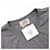 Hermès Gray Cotton Leather Patch Men's Short Sleeve T-Shirt Brown  - view 5
