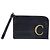 Pochette Chloé Logo in Pelle Nera Nero