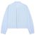 Miu Miu Camisa de popeline com micro-riscas Branco - vista 9