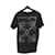 Off White Besticktes Kurzarm-Top für Damen Schwarz - Ansicht 2