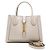 Gucci Borsa Tote e Borsa a Tracolla Jackie GG Medium in pelle bianca Bianco