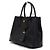 Prada Gold Logo Saffiano Double Medium Tote Bag und Schultertasche - Ansicht 3