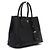 Prada Gold Logo Saffiano Double Medium Tote Bag und Schultertasche - Ansicht 4