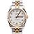 Rolex Orologio da uomo Datejust in combinazione d'oro con diamanti, quadrante bianco
