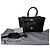 Balenciaga Borsa Tote e Borsa a Tracolla All-Over Nero - vista 6