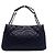 Chanel Timeless CC Logo Shopping Bag mit Reißverschluss und silberner Kette Blau
