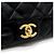 Chanel Borsa a tracolla e borsa a spalla con patta CC in pelle nera e tono oro Season Nero - vista 12