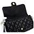 Chanel Borsa a tracolla e borsa a spalla con patta CC in pelle nera e tono oro Season Nero - vista 6