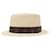 Louis Vuitton Neuer LV Monogram Fedora Panama Hut Silber