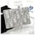Dior Oblique Saddle Kartenetui Grau Braun - Ansicht 4