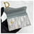 Dior Oblique Saddle Kartenetui Grau Braun - Ansicht 6