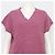 Hermès Rose Aphrodite Logo Strickweste V-Neck für Damen Lila - Ansicht 2