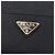 Prada Portafoglio piccolo con zip in pelle Saffiano Nero - vista 7