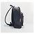 Gucci Logo Leder-Rucksack Schwarz - Ansicht 4