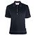 Thom Browne Three-Stripe Tab Wool Tech Milano Stitch Polo T-Shirt Schwarz