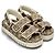 Gucci Sandali GG Supreme con cinturino in velcro - vista 3