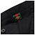 Gucci Pantaloni in cotone neri da uomo con logo Bee Web - vista 8