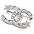 Chanel Spilla Stella di Cristallo Season Argento - vista 2