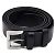 Prada Smooth Leather Silver Triangle Logo Men's Belt - view 2