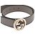 Gucci Gold Metal GG Interlocking Women's Leather Belt - view 3