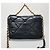 Chanel Bolsa com aba Large em pele de cabra Preto - vista 5