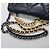 Chanel Bolsa com aba Large em pele de cabra Preto - vista 6