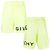 Givenchy Badeshorts mit besticktem Logo Golden